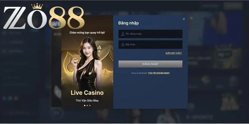 Các bước cần thực hiện để đăng nhập thành công